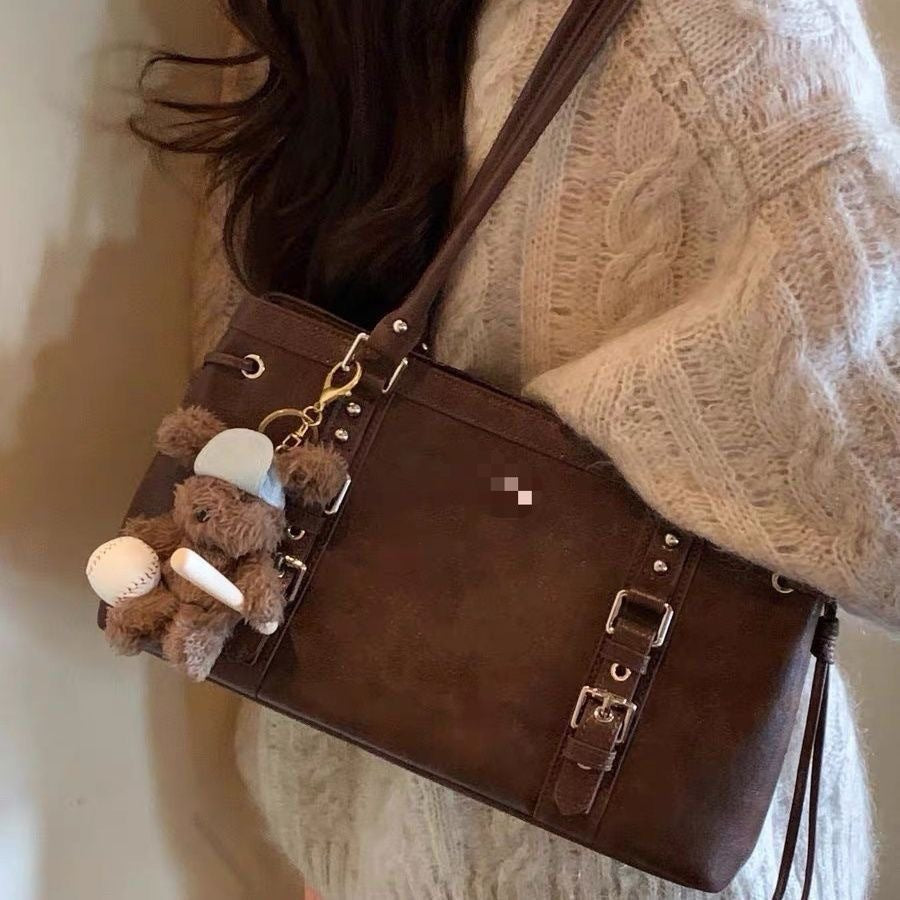 Women'S Versatile Leisure Tote Bag from Vienna for Autumn, Vintage Commuter for Spring And Fall, Spacious Handheld Shoulder Bag