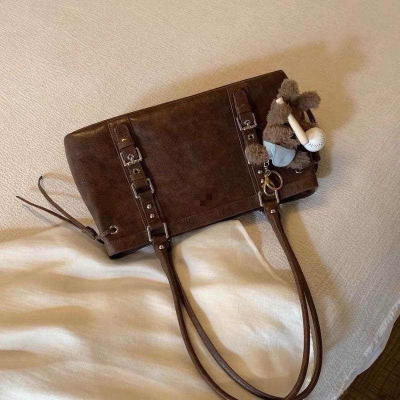 Women'S Versatile Leisure Tote Bag from Vienna for Autumn, Vintage Commuter for Spring And Fall, Spacious Handheld Shoulder Bag