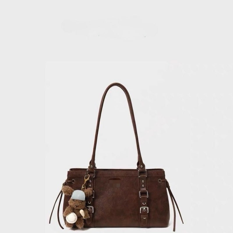 Women'S Versatile Leisure Tote Bag from Vienna for Autumn, Vintage Commuter for Spring And Fall, Spacious Handheld Shoulder Bag