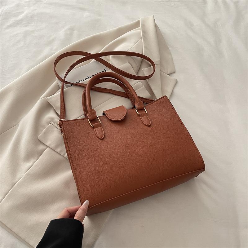 1 Premium Red PU Handbag with Zip Seal and Lining | Daily Commuting | Modern Fall Wear