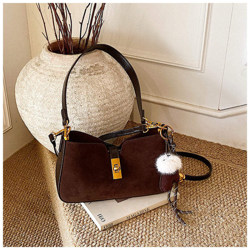 Women' High-End MatteHandbag - Minimalist Crossbody & Shoulder Bag with Buckle Closure, Multi-Color Suitable for, Travel, Everyday Use,Purse