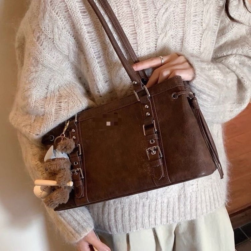 Women'S Versatile Leisure Tote Bag from Vienna for Autumn, Vintage Commuter for Spring And Fall, Spacious Handheld Shoulder Bag