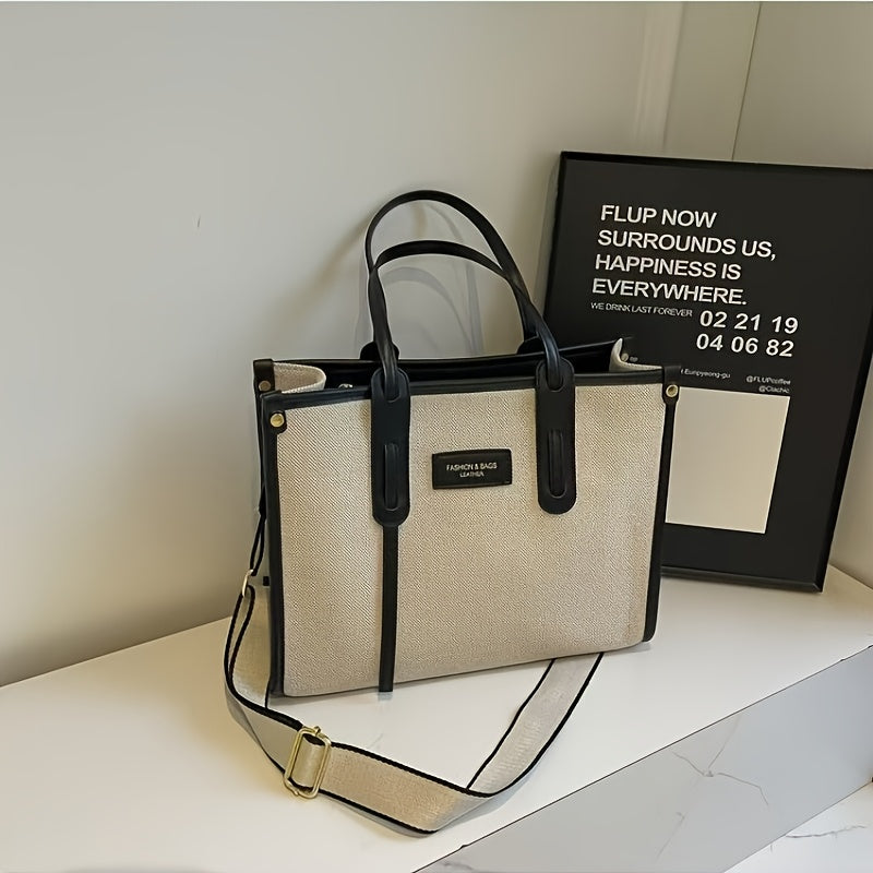 Vintage Tote Bag Vintage Aesthetic Tote Bag - Stylish for Commuting & Short Trips - with Accents