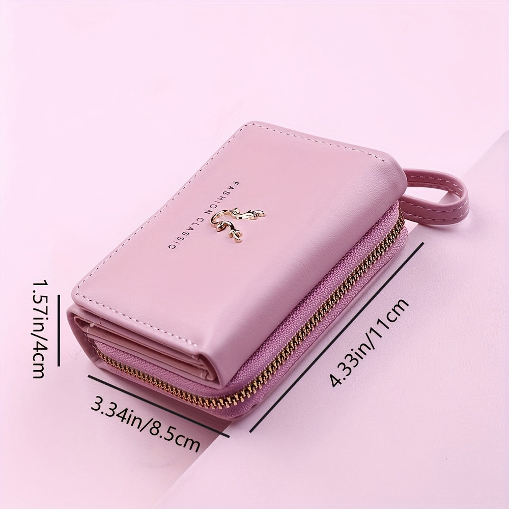 Fashion 30% off Change Bag | Multi-function Credit Card Holder, Women'S Casual Change Bag with Zipper Closure, Elegant Style, Lining, Material, Dry Cloth Clean Care