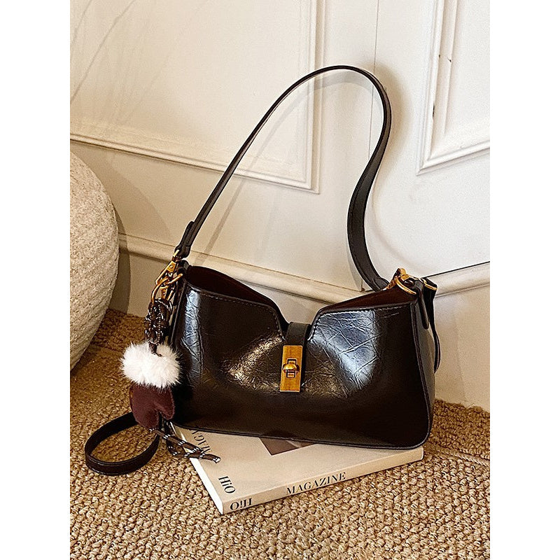 Women' High-End MatteHandbag - Minimalist Crossbody & Shoulder Bag with Buckle Closure, Multi-Color Suitable for, Travel, Everyday Use,Purse