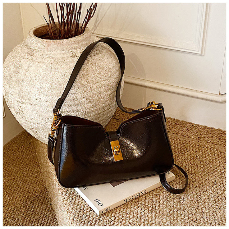 Women' High-End MatteHandbag - Minimalist Crossbody & Shoulder Bag with Buckle Closure, Multi-Color Suitable for, Travel, Everyday Use,Purse