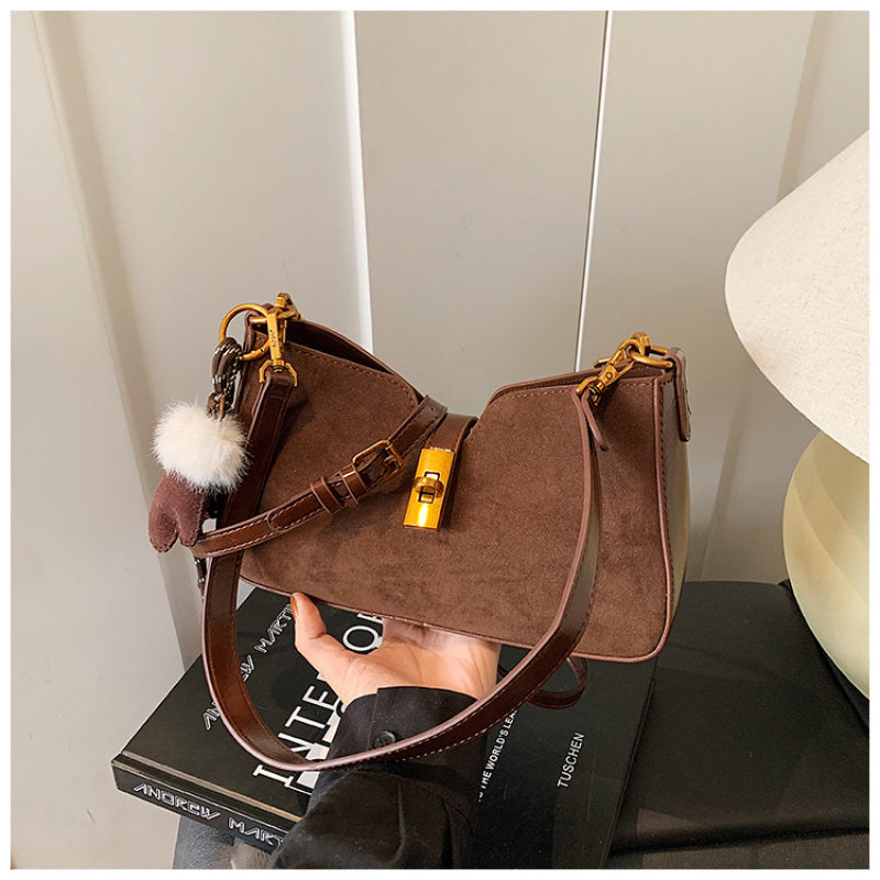 Women' High-End MatteHandbag - Minimalist Crossbody & Shoulder Bag with Buckle Closure, Multi-Color Suitable for, Travel, Everyday Use,Purse