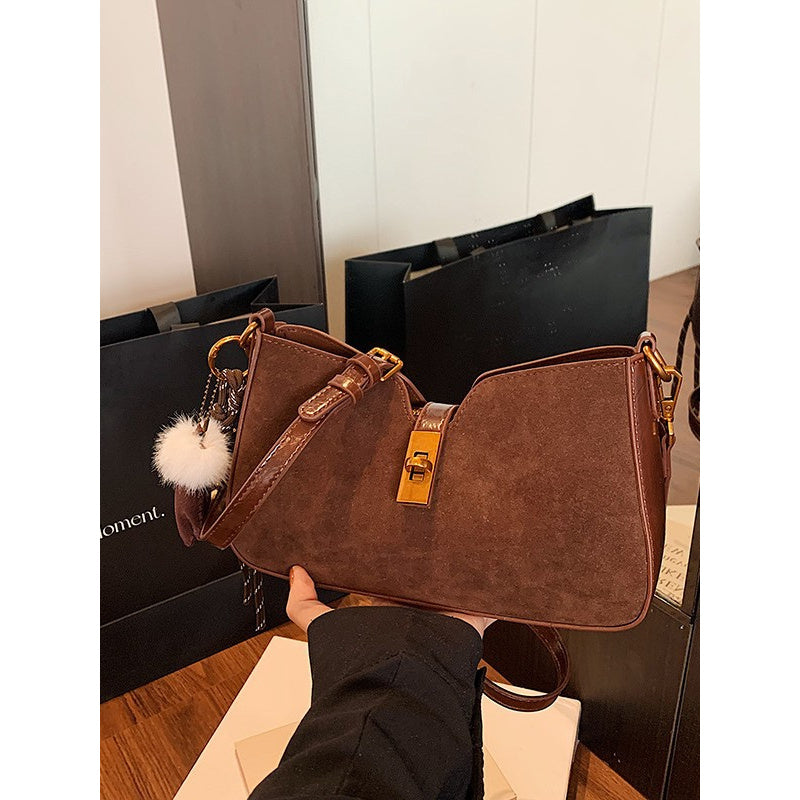 Women' High-End MatteHandbag - Minimalist Crossbody & Shoulder Bag with Buckle Closure, Multi-Color Suitable for, Travel, Everyday Use,Purse