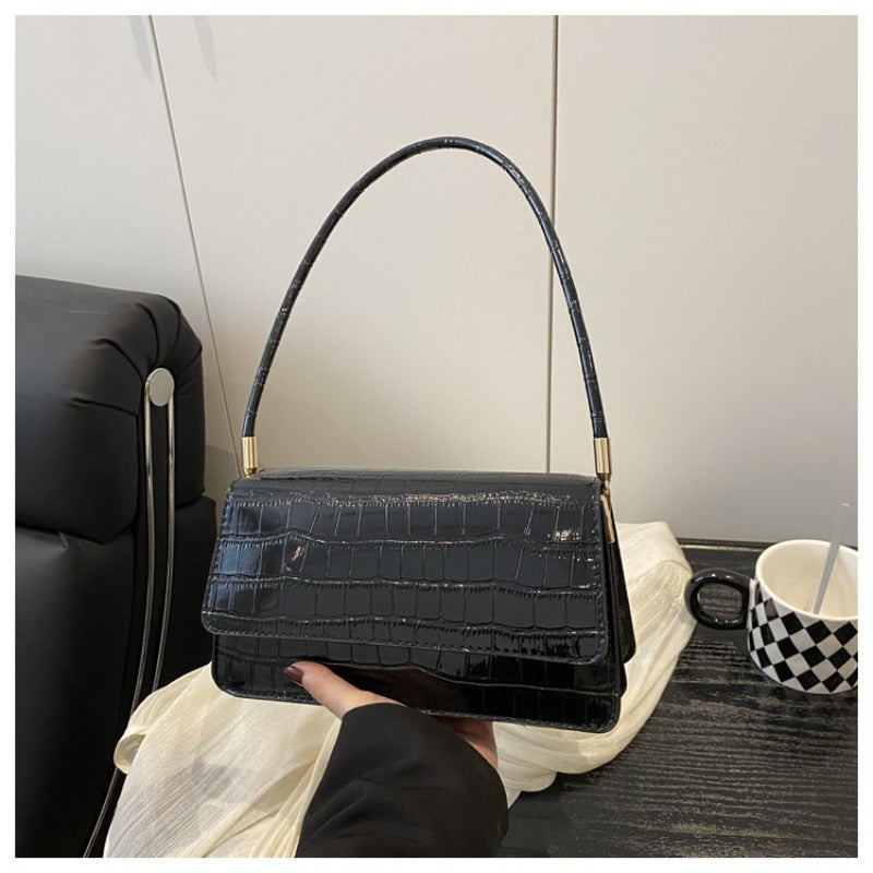 Trendy Summer Small Square Bag in Stone Pattern with Candy Colors, Fashionable for Hand Carrying, Shoulder, And Crossbody Use