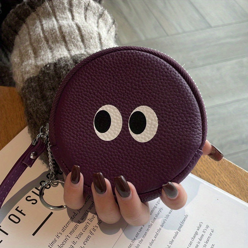 A Charming Cartoon Women'S Wallet Made from Genuine Leather, Featuring a Mini Coin Purse with a Unique Design Crafted from Top-Grade Cowhide, Perfect for Storing Items And Ideal As a Gift for Friends And Family During Holidays