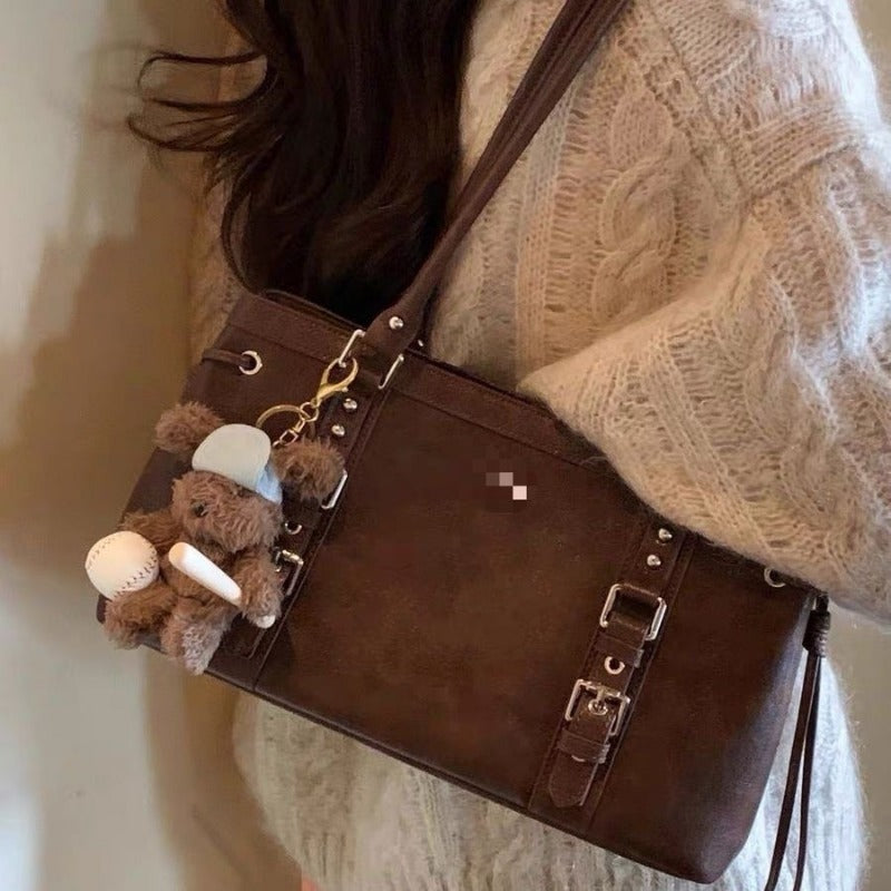 Women'S Versatile Leisure Tote Bag from Vienna for Autumn, Vintage Commuter for Spring And Fall, Spacious Handheld Shoulder Bag